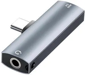 2-in-1 USB-C to 3.5mm Audio & Charging Adapter, PD 60W Fast Charging Splitter Dongle for iPhone 15/16, iPad, Galaxy, Note, Pixel 2-in-1 USB-C to 3.5mm Audio & Charging Adapter, PD 60W Fast Charging Splitter Dongle for iPhone 15/16, iPad, Galaxy, Note, Pixel