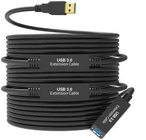 75FT Active USB 3.0 Extension Cable, A-Male to A-Female Cord with Signal Amplifier, Compatible with Quest 3, VR, Rift, 360 Kinect, Xbox, Webcam, PS4 & HD Camera 75FT Active USB 3.0 Extension Cable, A-Male to A-Female Cord with Signal Amplifier, Compatible with Quest 3, VR, Rift, 360 Kinect, Xbox, Webcam, PS4 & HD Camera