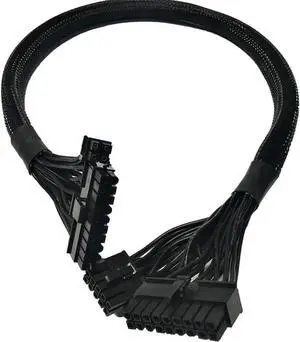 24 Inch ATX 24Pin (20+4) to 18Pin+10Pin Modular PSU Extension Cable, Compatible with Seasonic M12II Evo 520/620/650/750/850 Power Supplies 24 Inch ATX 24Pin (20+4) to 18Pin+10Pin Modular PSU Extension Cable, Compatible with Seasonic M12II Evo 520/620/650/750/850 Power Supplies