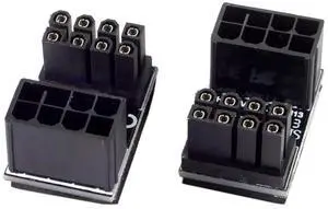 180 Degree U-Turn ATX 8Pin Female to Male GPU Power Angled Adapter for Desktop Graphics Cards 180 Degree U-Turn ATX 8Pin Female to Male GPU Power Angled Adapter for Desktop Graphics Cards