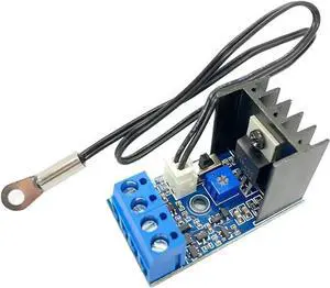 DC 12V 1A Automatic Temperature Controlled Fan Speed Controller with Sensor, Supports 2/3/4 Wire PC CPU & Case Fans DC 12V 1A Automatic Temperature Controlled Fan Speed Controller with Sensor, Supports 2/3/4 Wire PC CPU & Case Fans