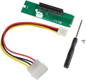 1Pc M.2 NGFF M Key Male to PCIe X4 Female Adapter Card, M.2 to PCI-E 4X Riser Converter with 4Pin Power Cable for BTC Mining Rig 1Pc M.2 NGFF M Key Male to PCIe X4 Female Adapter Card, M.2 to PCI-E 4X Riser Converter with 4Pin Power Cable for BTC Mining Rig
