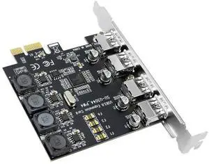 4-Port PCI-E USB 3.0 Expansion Card, 5Gbps PCI Express USB 3.0 Controller Adapter Compatible with PCIe X1/X4/X8/X16 Slots for Windows 7/8/10 4-Port PCI-E USB 3.0 Expansion Card, 5Gbps PCI Express USB 3.0 Controller Adapter Compatible with PCIe X1/X4/X8/X16 Slots for Windows 7/8/10