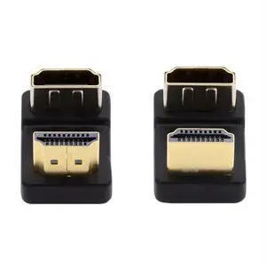 2 Pack 180° Angled HDMI Male to Female Extension Adapter, 4K@60Hz 2 Pack 180° Angled HDMI Male to Female Extension Adapter, 4K@60Hz