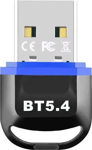 USB Bluetooth 5.4 Adapter for PC, Plug & Play Bluetooth Dongle Receiver Supports BR+EDR+BLE LMP13.X, Long Range Wireless Bluetooth Converter for Desktop Laptop, PS/Xbox Controller, Keyboard, Mouse, He USB Bluetooth 5.4 Adapter for PC, Plug & Play Bluetooth Dongle Receiver Supports BR+EDR+BLE LMP13.X, Long Range Wireless Bluetooth Converter for Desktop Laptop, PS/Xbox Controller, Keyboard, Mouse, He