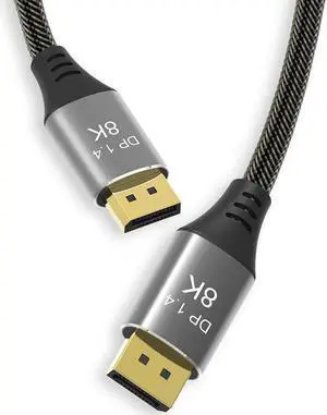 1.5m DP 1.4 DisplayPort Cable Male to Male, 8K@60Hz 4K@144Hz 2K@240Hz High Speed DP Cord Support HDR G-Sync FreeSync for Gaming Monitor PC Laptop GPU Graphics Card 1.5m DP 1.4 DisplayPort Cable Male to Male, 8K@60Hz 4K@144Hz 2K@240Hz High Speed DP Cord Support HDR G-Sync FreeSync for Gaming Monitor PC Laptop GPU Graphics Card
