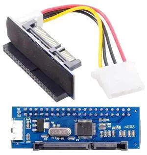 IDE to SATA Converter Card, 40Pin Parallel IDE to Serial SATA Adapter for 3.5" IDE HDD, CD & DVD Writer Drives IDE to SATA Converter Card, 40Pin Parallel IDE to Serial SATA Adapter for 3.5" IDE HDD, CD & DVD Writer Drives