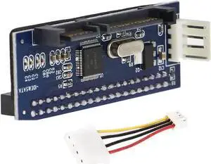 3.5 Inch 40-Pin IDE PATA to SATA Converter Add-On Card, Convert Desktop IDE Hard Drive & DVD Burner to Standard 7Pin SATA Motherboard Interface 3.5 Inch 40-Pin IDE PATA to SATA Converter Add-On Card, Convert Desktop IDE Hard Drive & DVD Burner to Standard 7Pin SATA Motherboard Interface