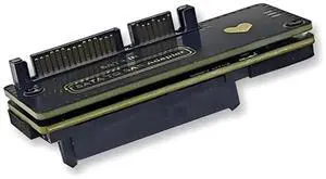 SATA 3.0 to SAS HDD Adapter Card, 6Gbps 22Pin SATA to 29Pin SAS Converter for 2.5/3.5 Inch SAS Hard Drives & SSDs SATA 3.0 to SAS HDD Adapter Card, 6Gbps 22Pin SATA to 29Pin SAS Converter for 2.5/3.5 Inch SAS Hard Drives & SSDs