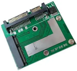 mSATA to 2.5 Inch SATA III 6Gbps Adapter Module, Mini PCIE mSATA SSD to Standard SATA Riser Expansion Card for Laptop & Desktop PC Storage Upgrade mSATA to 2.5 Inch SATA III 6Gbps Adapter Module, Mini PCIE mSATA SSD to Standard SATA Riser Expansion Card for Laptop & Desktop PC Storage Upgrade