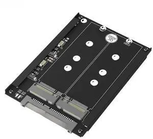 Dual M.2 to U.2 SFF-8639 Adapter Riser Card with Metal Housing, Supports M.2 NVMe & M.2 SATA SSD Convert to U.2 Interface for Desktop PC Storage Upgrade Dual M.2 to U.2 SFF-8639 Adapter Riser Card with Metal Housing, Supports M.2 NVMe & M.2 SATA SSD Convert to U.2 Interface for Desktop PC Storage Upgrade
