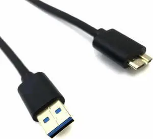 Gold-Plated USB 3.0 Type A to Micro B Male Cable, High Speed Data Transfer Converter Cord for External SSD, HDD & Portable Mobile Hard Drives Gold-Plated USB 3.0 Type A to Micro B Male Cable, High Speed Data Transfer Converter Cord for External SSD, HDD & Portable Mobile Hard Drives