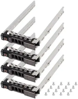 4 Pack 2.5 Inch SFF Hard Drive Tray Caddy G176J SAS SATA SSD HDD Hot Swap Carrier Compatible with Dell PowerEdge R610 R620 R710 T710 R720 R815 R820 Server 4 Pack 2.5 Inch SFF Hard Drive Tray Caddy G176J SAS SATA SSD HDD Hot Swap Carrier Compatible with Dell PowerEdge R610 R620 R710 T710 R720 R815 R820 Server
