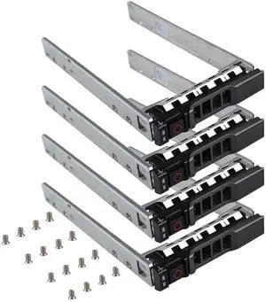 4 Pack 2.5 Inch SFF Hard Drive Tray Caddy G176J 0G176J SAS SATA SSD HDD Hot Swap Carrier Compatible with Dell PowerEdge R720 R630 R730 R830 R930 T430 T440 T640 R720XD Server 4 Pack 2.5 Inch SFF Hard Drive Tray Caddy G176J 0G176J SAS SATA SSD HDD Hot Swap Carrier Compatible with Dell PowerEdge R720 R630 R730 R830 R930 T430 T440 T640 R720XD Server
