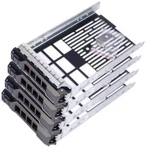 4 Pack 3.5" LFF SAS SATA Hard Drive Tray Caddy Hot Swap Carrier Compatible with Dell PowerEdge 11G 12G 13G R320 R410 R420 R430 R510 R520 R530 R710 R720 R730 T410 T420 T430 T610 T620 T630 T710 Server 4 Pack 3.5" LFF SAS SATA Hard Drive Tray Caddy Hot Swap Carrier Compatible with Dell PowerEdge 11G 12G 13G R320 R410 R420 R430 R510 R520 R530 R710 R720 R730 T410 T420 T430 T610 T620 T630 T710 Server
