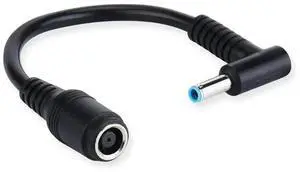 7.4x5.0mm Female to 4.5x3.0mm Blue Tip Male DC Power Converter Adapter, Laptop Charger Connector for HP Stream, Spectre, Pavilion, Elitebook, Split & Chromebook 7.4x5.0mm Female to 4.5x3.0mm Blue Tip Male DC Power Converter Adapter, Laptop Charger Connector for HP Stream, Spectre, Pavilion, Elitebook, Split & Chromebook