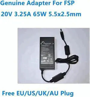FSP065M-DCAC 65W AC Power Adapter Charger, 20V 3.25A 5.5x2.5mm DC Barrel Tip Universal Laptop Power Supply FSP065M-DCAC 65W AC Power Adapter Charger, 20V 3.25A 5.5x2.5mm DC Barrel Tip Universal Laptop Power Supply