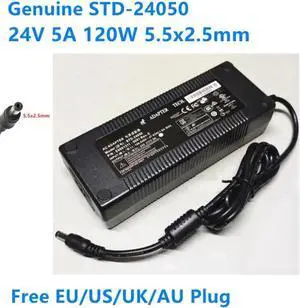 24V 5A 120W AC DC Power Adapter 5.5x2.5mm DC Plug Replacement STD-24050 Power Supply Charger 24V 5A 120W AC DC Power Adapter 5.5x2.5mm DC Plug Replacement STD-24050 Power Supply Charger