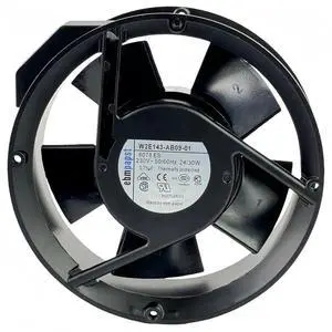 EBM PAPST W2E143-AB09-01 Industrial Axial Cooling Fan, 172x172x51mm 230V 24/30W High Temperature Resistant Cabinet Fan, Replacement Model 6078ES EBM PAPST W2E143-AB09-01 Industrial Axial Cooling Fan, 172x172x51mm 230V 24/30W High Temperature Resistant Cabinet Fan, Replacement Model 6078ES