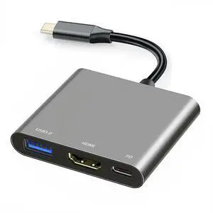 USB C Multiport Adapter with 4K HDMI, 10Gbps USB-A Port & PD Charging, Portable Docking Hub for Dual Display Extend, Compatible with MacBook, iPad Pro, USB-C Laptops USB C Multiport Adapter with 4K HDMI, 10Gbps USB-A Port & PD Charging, Portable Docking Hub for Dual Display Extend, Compatible with MacBook, iPad Pro, USB-C Laptops