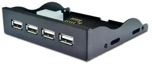 4-Port USB 2.0 Front Panel Expansion Bracket, 3.5 Inch FDD Floppy Bay Mount USB Hub with 10Pin Internal Header Cable for Desktop PC Case Upgrade 4-Port USB 2.0 Front Panel Expansion Bracket, 3.5 Inch FDD Floppy Bay Mount USB Hub with 10Pin Internal Header Cable for Desktop PC Case Upgrade