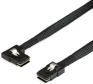 80cm Ultra Slim Flat SFF-8087 to SFF-8087 Mini SAS Cable, 36Pin Left 90 Degree Angled Server RAID Data Cable for Storage Backplane & PCIe RAID Controller 80cm Ultra Slim Flat SFF-8087 to SFF-8087 Mini SAS Cable, 36Pin Left 90 Degree Angled Server RAID Data Cable for Storage Backplane & PCIe RAID Controller