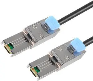 1M SFF-8088 Male to Male External Mini SAS Cable, 26Pin 6Gbps SAS 2.0 Shielded External Storage Wire for Server RAID Card, DAS Disk Array, External Hard Drive Enclosure & Data Center Storage Connectio 1M SFF-8088 Male to Male External Mini SAS Cable, 26Pin 6Gbps SAS 2.0 Shielded External Storage Wire for Server RAID Card, DAS Disk Array, External Hard Drive Enclosure & Data Center Storage Connectio