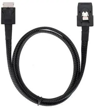 50cm OCuLink PCIe Active Cable, SFF-8611 4i Male to SFF-8087 36Pin Mini SAS Internal Storage Cable for Slimline PCIe SSD, Server RAID & Workstation 50cm OCuLink PCIe Active Cable, SFF-8611 4i Male to SFF-8087 36Pin Mini SAS Internal Storage Cable for Slimline PCIe SSD, Server RAID & Workstation