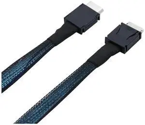 1M OCuLink SFF-8611 4i to SFF-8611 4i PCIe Extension Cable, High-Speed Server Storage Data Transfer Cable for Workstation & Data Center 1M OCuLink SFF-8611 4i to SFF-8611 4i PCIe Extension Cable, High-Speed Server Storage Data Transfer Cable for Workstation & Data Center