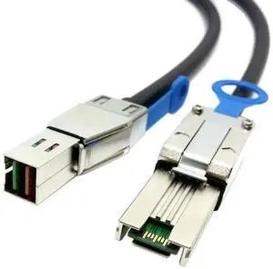 0.5M Mini SAS Server RAID Cable, SFF-8088 to SFF-8644 High Density HD External Storage Data Cable 0.5M Mini SAS Server RAID Cable, SFF-8088 to SFF-8644 High Density HD External Storage Data Cable