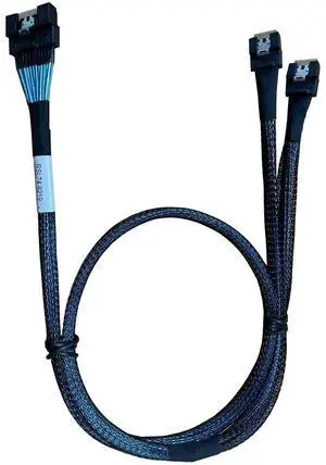 PCIe MCIO 74Pin to Dual 38Pin Splitter Cable 80CM, x8 to 2×x4 Mini Cool Edge IO Breakout Cable, SFF-TA-1016 Internal Server Storage Splitter Wire PCIe MCIO 74Pin to Dual 38Pin Splitter Cable 80CM, x8 to 2×x4 Mini Cool Edge IO Breakout Cable, SFF-TA-1016 Internal Server Storage Splitter Wire