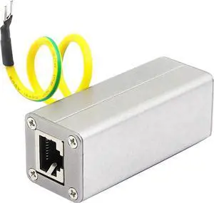 RJ45 Ethernet Surge Protector, Network Lightning Arrester Surge Suppressor for RJ45 Network Card Router Switch Modem Thunder Surge Protection RJ45 Ethernet Surge Protector, Network Lightning Arrester Surge Suppressor for RJ45 Network Card Router Switch Modem Thunder Surge Protection