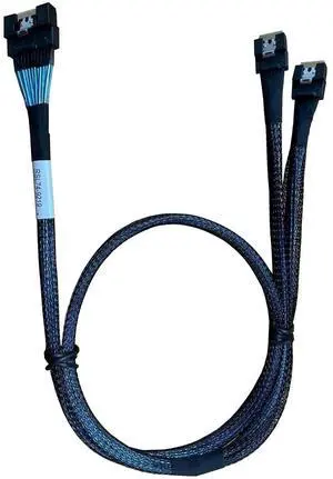 80CM PCIe Splitter Cable, PCIe x8 to Dual x4 Adapter Cable, 74Pin to 2×38Pin PCIe Signal Extension Cord 80CM PCIe Splitter Cable, PCIe x8 to Dual x4 Adapter Cable, 74Pin to 2×38Pin PCIe Signal Extension Cord
