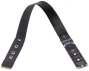 30cm PCIe 4.0 NGFF M-Key NVMe Male to Female Extension Cable Adapter, Compatible with 2230/2242/2260/2280 NVMe SSD for Desktop Motherboard 30cm PCIe 4.0 NGFF M-Key NVMe Male to Female Extension Cable Adapter, Compatible with 2230/2242/2260/2280 NVMe SSD for Desktop Motherboard