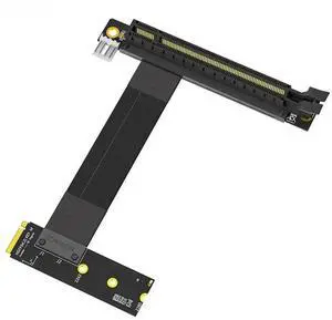 PCIe 3.0 x16 to M.2 M-Key NVME SSD Riser Cable, M.2 NVME to PCI-E X16 Adapter Extension Card Supports 2242/2260/2280 Size SSD for Desktop PC PCIe 3.0 x16 to M.2 M-Key NVME SSD Riser Cable, M.2 NVME to PCI-E X16 Adapter Extension Card Supports 2242/2260/2280 Size SSD for Desktop PC