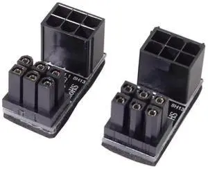2 Pack ATX 6Pin 180 Degree Angled GPU Power Adapter, PCIe 6-Pin Female to Male U-Turn Connector for NVIDIA AMD ASUS Gigabyte MSI Sapphire RX GTX RTX Graphics Card 2 Pack ATX 6Pin 180 Degree Angled GPU Power Adapter, PCIe 6-Pin Female to Male U-Turn Connector for NVIDIA AMD ASUS Gigabyte MSI Sapphire RX GTX RTX Graphics Card