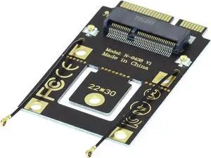ChenYang M.2 NGFF Key-A to Mini PCI-E WiFi Converter Adapter, M.2 Wireless Card Riser Compatible with Intel 9260/8265/7260 WiFi6 WiFi7 AC BT Cards ChenYang M.2 NGFF Key-A to Mini PCI-E WiFi Converter Adapter, M.2 Wireless Card Riser Compatible with Intel 9260/8265/7260 WiFi6 WiFi7 AC BT Cards