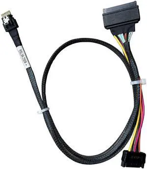 75CM PCIe Gen4 X4 SFF-8654 38Pin SlimSAS to SFF-8639 68Pin U.2 NVMe Cable with SATA Auxiliary Power, High Speed Storage Converter Cable for Server HBA RAID Card 75CM PCIe Gen4 X4 SFF-8654 38Pin SlimSAS to SFF-8639 68Pin U.2 NVMe Cable with SATA Auxiliary Power, High Speed Storage Converter Cable for Server HBA RAID Card