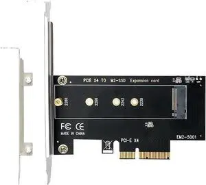 M.2 NVMe to PCIe 3.0 X4 Adapter Card, M-Key NVMe SSD PCI Express Expansion Card with Low Profile Bracket, Supports 2230 2242 2260 2280 SSD for Desktop PC, Compatible with Samsung WD Kingston Crucial S M.2 NVMe to PCIe 3.0 X4 Adapter Card, M-Key NVMe SSD PCI Express Expansion Card with Low Profile Bracket, Supports 2230 2242 2260 2280 SSD for Desktop PC, Compatible with Samsung WD Kingston Crucial S