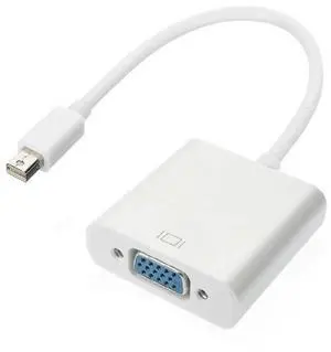 Mini DisplayPort to VGA Adapter Cable, 1080P 60Hz Mini DP Male to VGA Female Video Cord for Laptop Monitor Projector Mini DisplayPort to VGA Adapter Cable, 1080P 60Hz Mini DP Male to VGA Female Video Cord for Laptop Monitor Projector