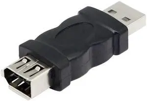 IEEE 1394 6Pin Female to USB-A Male Firewire Adapter, Converter for Digital Cameras, Scanners, Printers, External Hard Drives & PDAs IEEE 1394 6Pin Female to USB-A Male Firewire Adapter, Converter for Digital Cameras, Scanners, Printers, External Hard Drives & PDAs