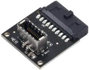 USB 3.1 Gen2 Type-E Female to USB 3.0 20Pin Male Internal Motherboard Header Adapter, PC Chassis Front Panel Extension Converter USB 3.1 Gen2 Type-E Female to USB 3.0 20Pin Male Internal Motherboard Header Adapter, PC Chassis Front Panel Extension Converter
