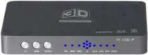 2D to 3D HDMI Video Converter, Convert Left-Right / Top-Bottom 3D Format Signal for Projector Blu-Ray Player, US Power Plug 2D to 3D HDMI Video Converter, Convert Left-Right / Top-Bottom 3D Format Signal for Projector Blu-Ray Player, US Power Plug