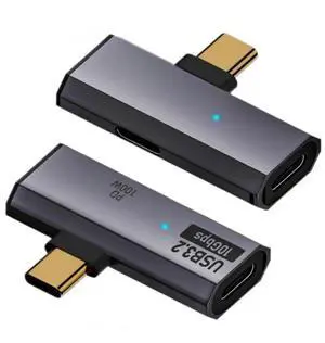 2 in 1 USB C Splitter Adapter, USB-C Male to Dual USB-C Female Dongle, Support 100W PD Fast Charge OTG Data Transfer & Headphone Audio 2 in 1 USB C Splitter Adapter, USB-C Male to Dual USB-C Female Dongle, Support 100W PD Fast Charge OTG Data Transfer & Headphone Audio