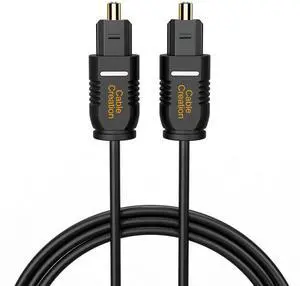 15FT Thin Optical Digital Audio Cable, Gold Plated Toslink S/PDIF Fiber Optic Cord for TV, Sound Bar, Home Theater, PS4, Xbox, DVD & CD Player, Black 15FT Thin Optical Digital Audio Cable, Gold Plated Toslink S/PDIF Fiber Optic Cord for TV, Sound Bar, Home Theater, PS4, Xbox, DVD & CD Player, Black