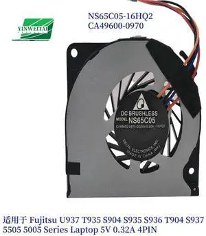 NS65C05-16H02 CPU Cooling Fan CA49600-0970 for Fujitsu LifeBook U938 U937 T935 S904 S935 S936 T904 S937 MU937 NS65C05-16H02 CPU Cooling Fan CA49600-0970 for Fujitsu LifeBook U938 U937 T935 S904 S935 S936 T904 S937 MU937
