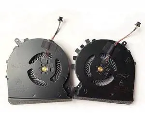 New CPU GPU Dual Cooling Fan Replacement for HP Pavilion 15-DK Series Gaming Laptop TPN-C141, OEM Part L57170-001 L56900-001 New CPU GPU Dual Cooling Fan Replacement for HP Pavilion 15-DK Series Gaming Laptop TPN-C141, OEM Part L57170-001 L56900-001