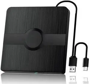 Portable 3D External Blu Ray Burner USB3.0 Type-C BD DVD CD RW Reader Writer, Compatible with Windows 10 Mac OS Laptop Desktop PC Portable 3D External Blu Ray Burner USB3.0 Type-C BD DVD CD RW Reader Writer, Compatible with Windows 10 Mac OS Laptop Desktop PC