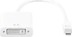 White Passive Mini DisplayPort to DVI-D Adapter, Thunderbolt Compatible MDP to DVI Converter, Max Resolution 1080P/1920×1200 White Passive Mini DisplayPort to DVI-D Adapter, Thunderbolt Compatible MDP to DVI Converter, Max Resolution 1080P/1920×1200