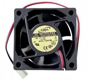AD0612HB-A70GL 6025 DC12V 0.23A 2-Wire Brushless Cooling Fan, 6cm Industrial Chassis Replacement Fan AD0612HB-A70GL 6025 DC12V 0.23A 2-Wire Brushless Cooling Fan, 6cm Industrial Chassis Replacement Fan